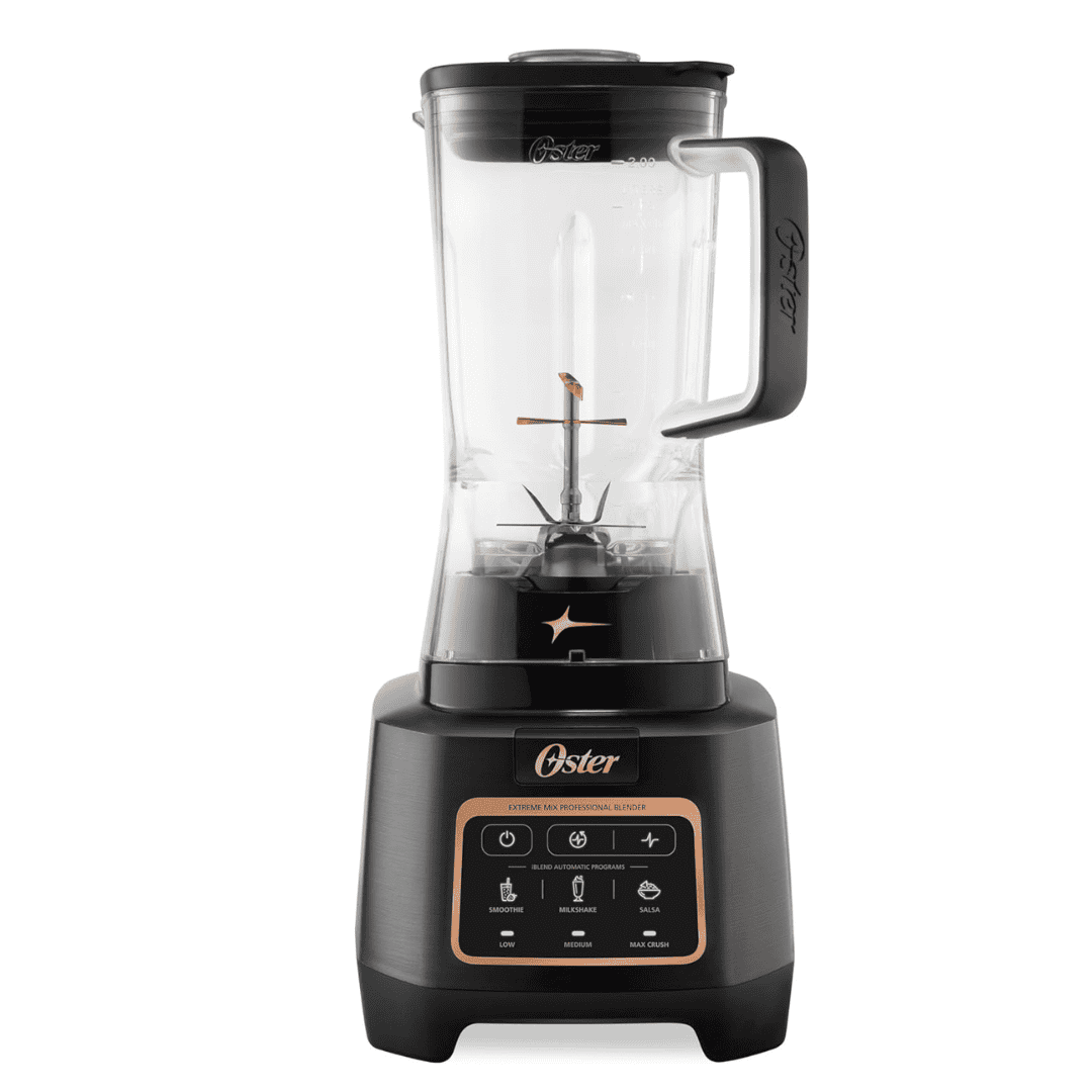 Oster Extreme Mix Blender, 1500 Watt High Speed Blender with 10-Point Blade, 64 oz. Kitchen Blender with Auto Programs