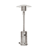 Fire Sense 46000-BTU Silver Stainless Steel Floorstanding Liquid Propane Patio Heater