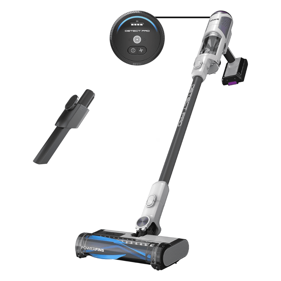 Shark Detect Pro Cordless Vacuum with PowerFins Brushroll, Stick/Handheld (2-in-1), Ash Purple/Grey, IW1120