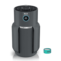 Shark HP301 NeverChange Air Purifier MAX, 1300 sq. ft., Odor Neutralizer Technology, captures 99.98% of particles, dust, smells, Grey