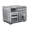 bella PRO - 12-in-1 6-Slice Toaster Oven + 33-qt. Air Fryer with French Doors - Stainless Steel