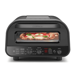 CHEFMAN Indoor Pizza Oven - Makes 12 Inch Pizzas in Minutes, Heats up to 800°F - Countertop Electric Pizza Maker - Stainless Black