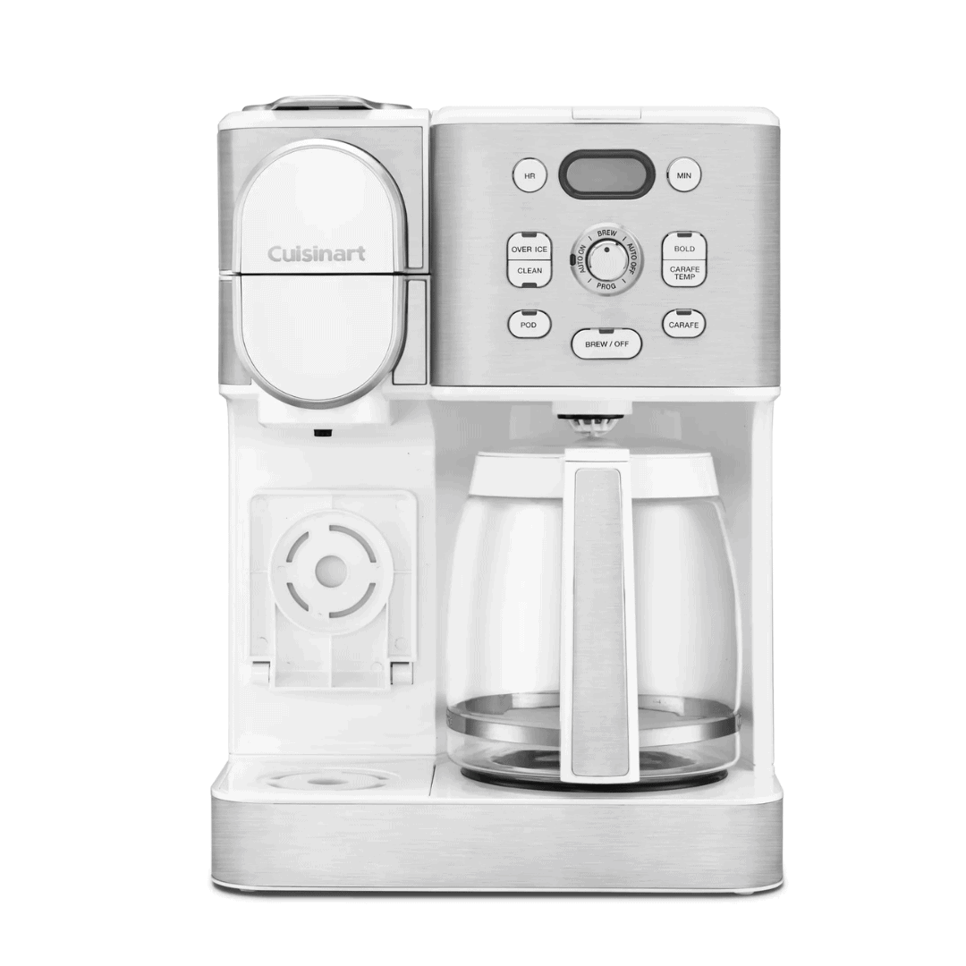 Cuisinart - Coffee Center 2-In-1 Coffeemaker - White