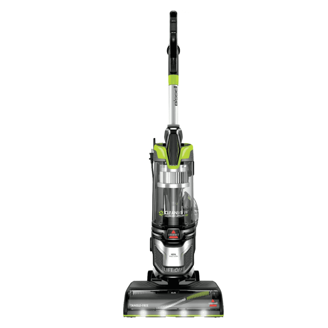 BISSELL - CleanView Allergen Lift-Off Pet Vacuum - Black/ Electric Green