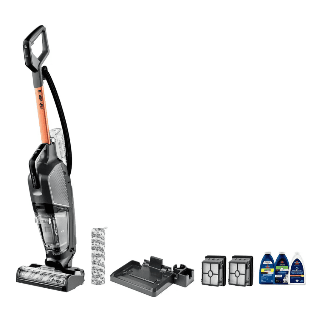 BISSELL - Crosswave Hydrosteam Corded Wet Dry Vac - Titanium/Cooper Harbor