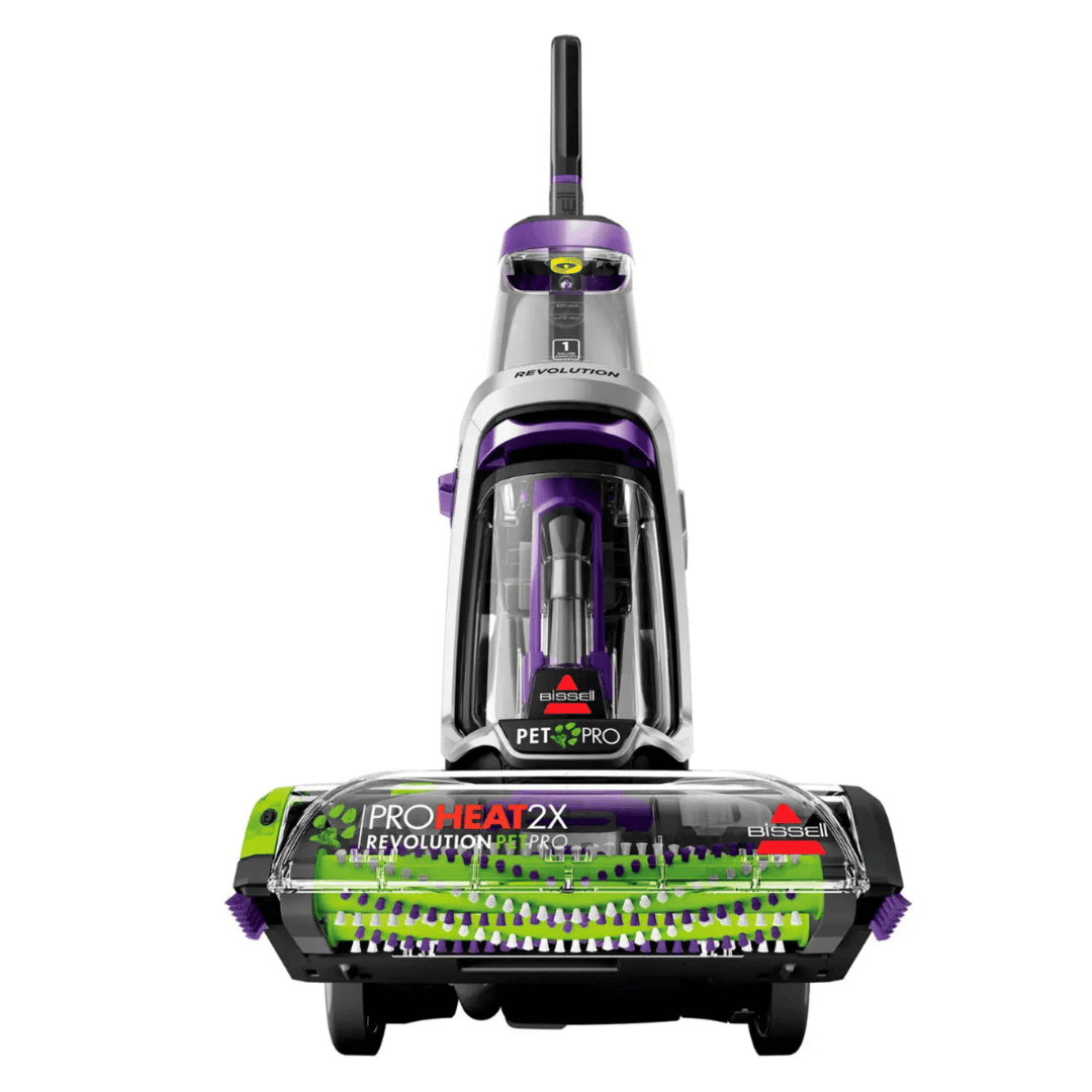 BISSELL - ProHeat 2X Revolution Pet Pro Plus Corded Upright Carpet Deep Cleaner - Silver/Purple