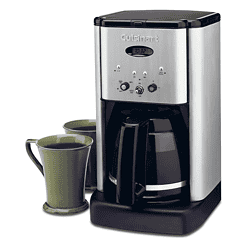 Cuisinart DCC-1200P1 Brew Central 12-Cup Programmable Coffeemaker Coffee Maker, Carafe, Brushed Chrome