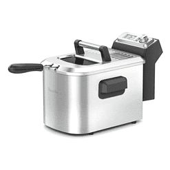 Breville - the Smart Fryer 4-Quart Deep Fryer - Silver
