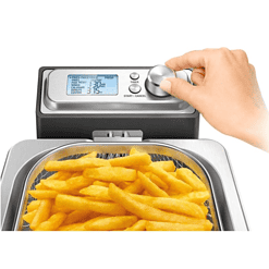 Breville - the Smart Fryer 4-Quart Deep Fryer - Silver