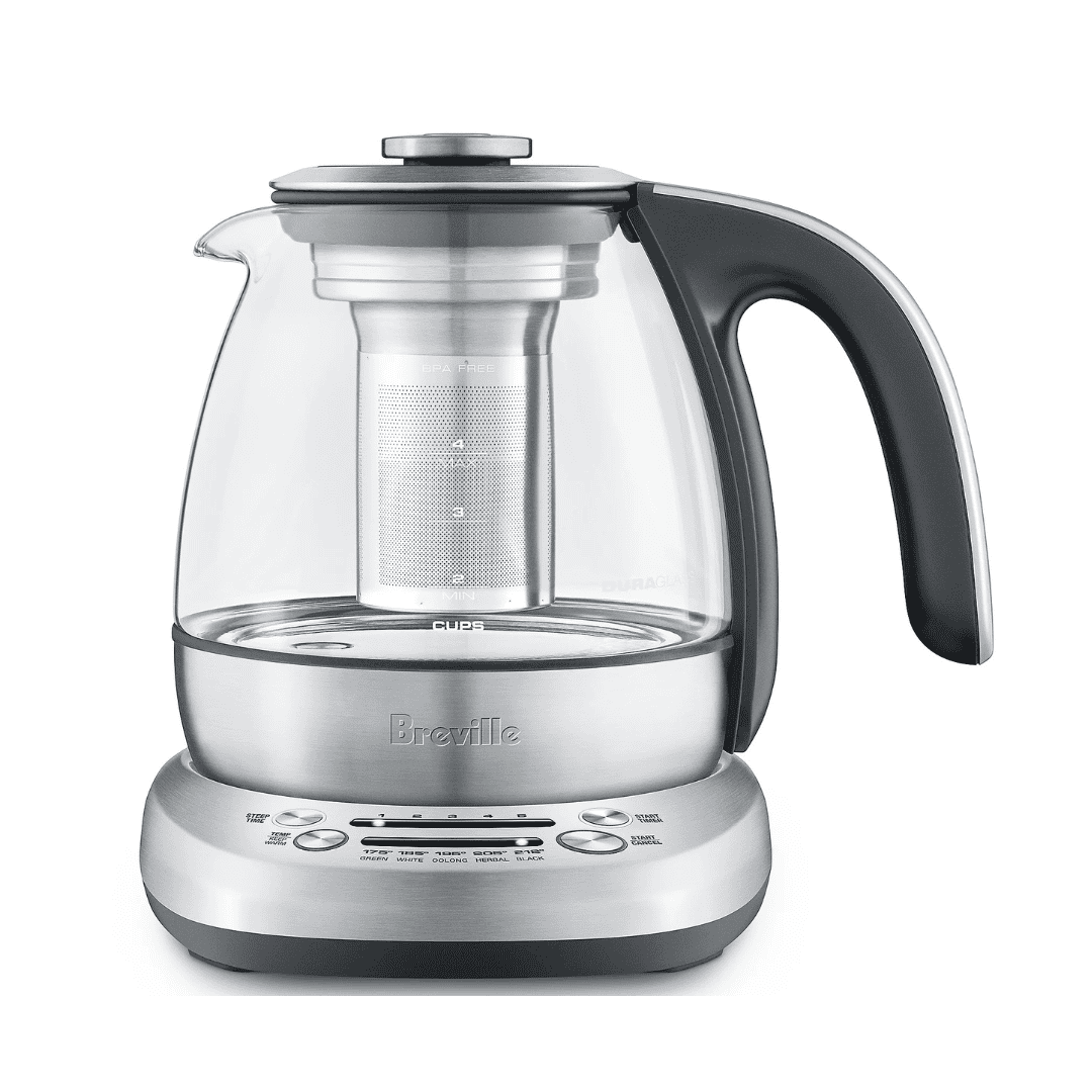 Breville Smart Tea Infuser Compact Kettle, One Size, Clear