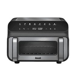 bella PRO - 10.5-qt. Touchscreen 5-in-1 Indoor Grill & Air Fryer - Stainless Steel