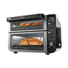 Ninja 12-in-1 Smart Double Oven, FlexDoor, Smart Thermometer, Smart Finish, Rapid Top Oven - Stainless Steel/Black