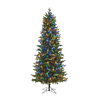 Honeywell 7.5 ft Pre-Lit Christmas Tree, Churchill Pine Artificial Christmas Tree with 400 Color Changing LEDs