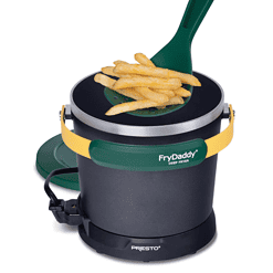 Presto 05427 FryDaddy Electric Deep Fryer, Green/Gold