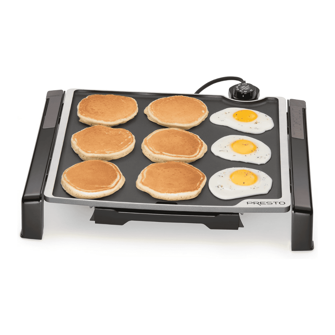 Presto 07071 15-inch Electric Tilt-n-fold Griddle, Black