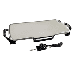 Presto 07062-22-Inch Ceramic Removable Handles Electric Griddle, 22 Inch, Black