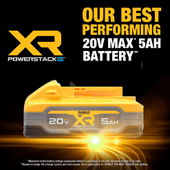 DEWALT XR POWERSTACK 20-V Lithium-ion Battery (5 Ah)