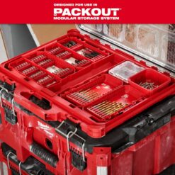 Milwaukee SHOCKWAVE Impact Duty Alloy Steel Screw Driver Bit Set with PACKOUT Case (60-Piece)