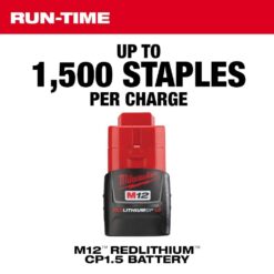 Milwaukee M12 12-Volt Lithium-Ion Cordless 3/8 in. Crown Stapler (Tool-Only)