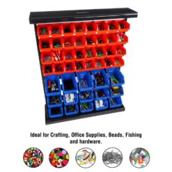 Stalwart 47-Compartment Small Parts Organizer Rack