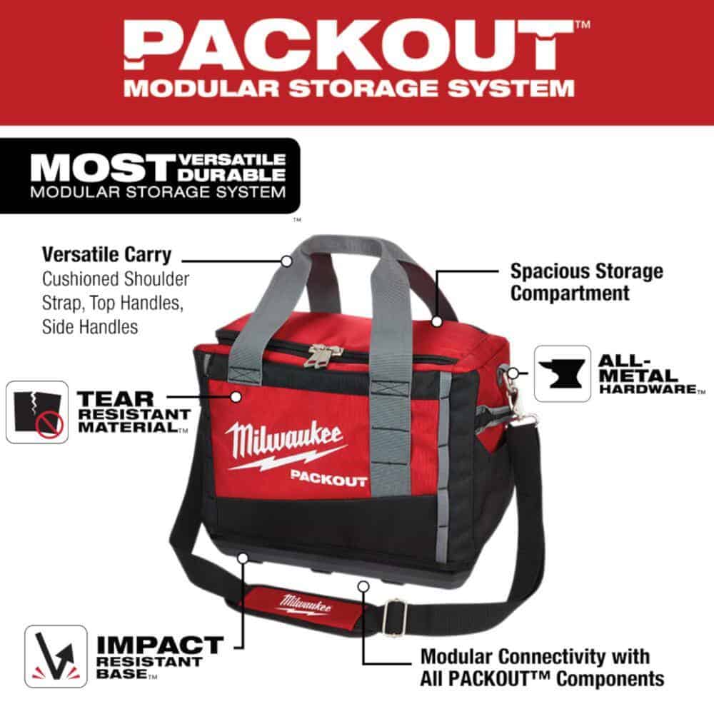 Milwaukee 15 in. PACKOUT Tool Bag/Tote