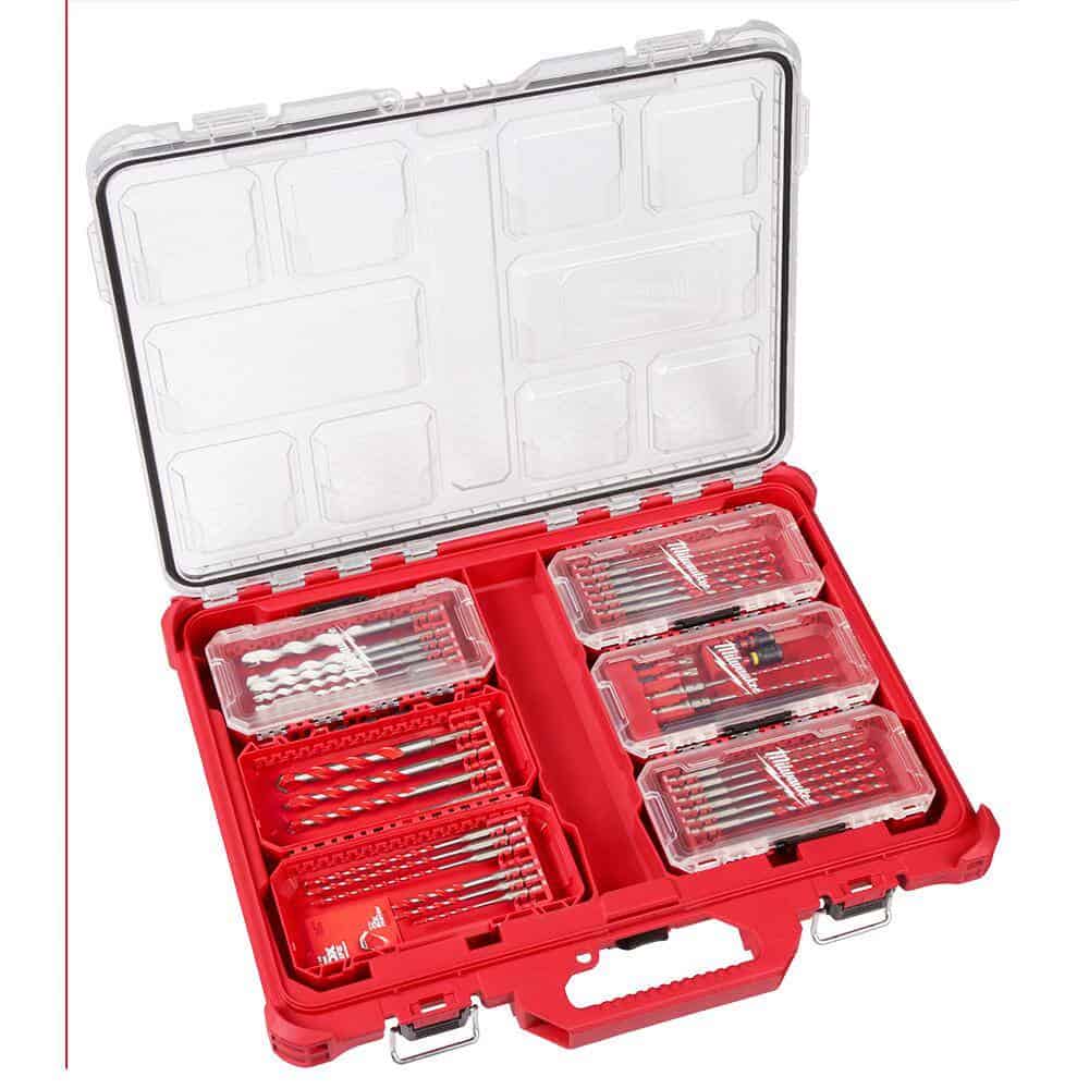 Milwaukee PACKOUT 11-Compartment Low-Profile Impact Resistant Portable Small Parts Organizer