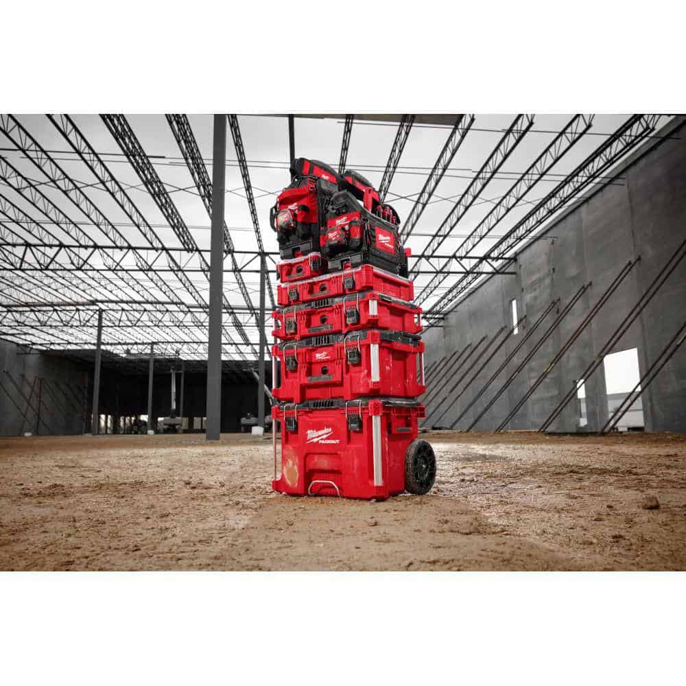Milwaukee 48-22-8427 PACKOUT 22 in. Rolling Modular Tool Box Low Profile Handle