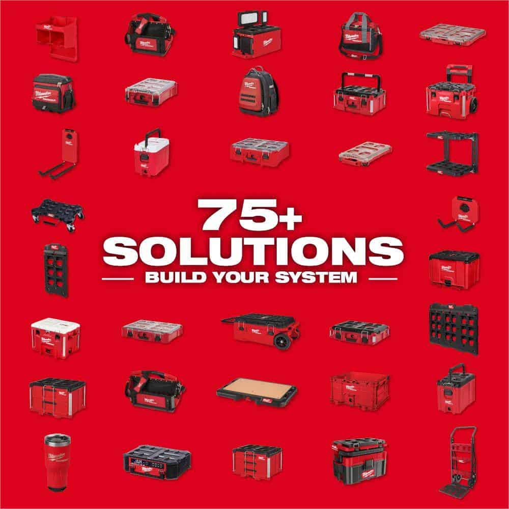 Milwaukee 48-22-8427 PACKOUT 22 in. Rolling Modular Tool Box Low Profile Handle