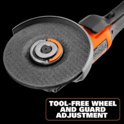 RIDGID 18V Brushless Cordless 4-1/2 in. Paddle Switch Angle Grinder (Tool Only)