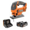 RIDGID R86345KSB 18V Cordless Jig Saw Kit with 2.0 Ah Lithium-Ion Battery and Charger