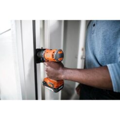 RIDGID R86001K 18V Cordless 1/2 in. Drill/Driver Kit with (1) 2.0 Ah Battery and Charger