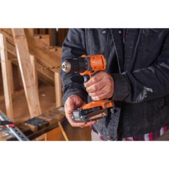 RIDGID R86001K 18V Cordless 1/2 in. Drill/Driver Kit with (1) 2.0 Ah Battery and Charger
