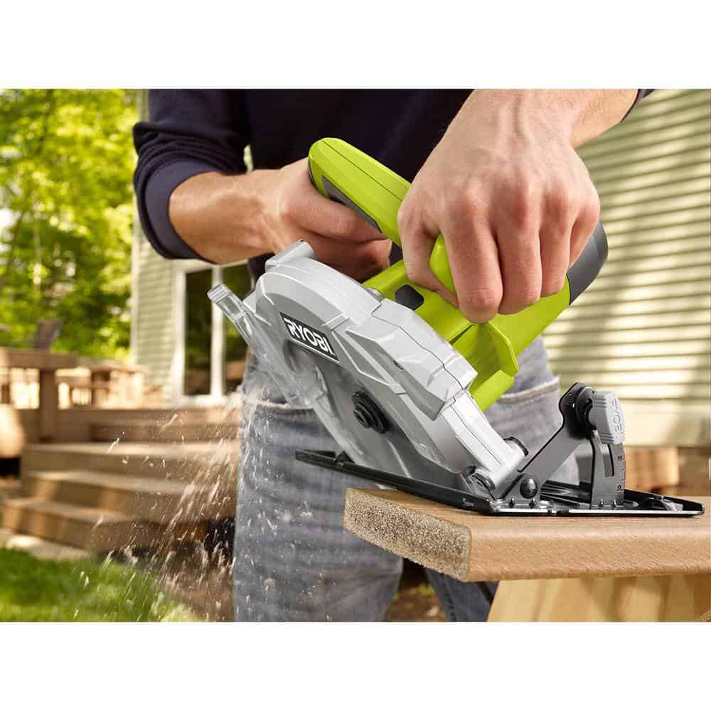 RYOBI CSB135L 14 Amp 7-1/4 in. Circular Saw with Laser