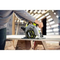 RYOBI ONE+ HP 18V Brushless Cordless 7-1/4 in. Circular Saw (Tool Only) with Carbide Thin Kerf Circular Saw Blade (1-Piece)