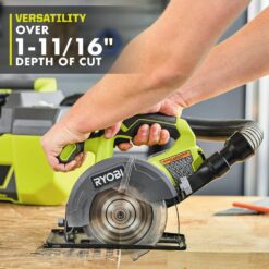 RYOBI ONE+ 18V Lithium-Ion Kit with 2.0 Ah and 4.0 Ah Batteries, Charger, and Free ONE+ 18V Cordless 5-1/2 in. Circular Saw