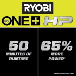 RYOBI ONE+ HP 18V Brushless Cordless 220 CFM 140 MPH Compact Blower with 4.0 Ah Battery & Charger