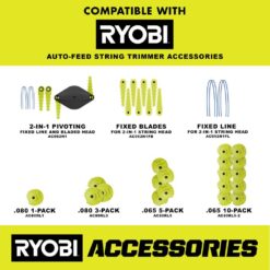 RYOBI RY402013BTL 40V 12 in. Cordless Battery String Trimmer (Tool Only)