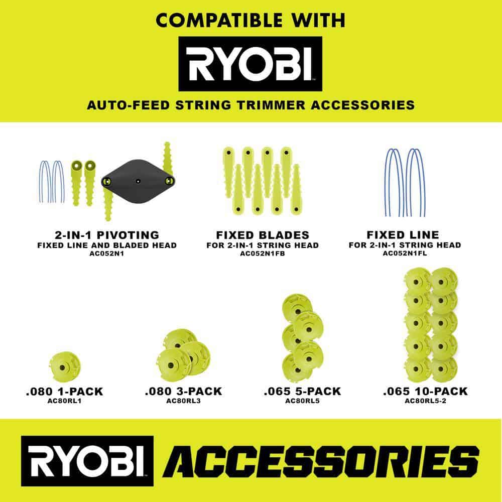 RYOBI RY402013BTL 40V 12 in. Cordless Battery String Trimmer (Tool Only)