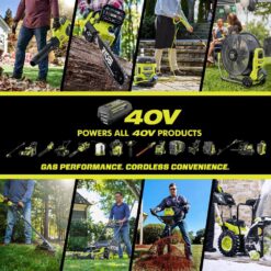 RYOBI 40V Expand-It Cordless Battery Attachment Capable Powerhead Kit