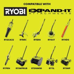 RYOBI 40V Expand-It Cordless Battery Attachment Capable Powerhead Kit