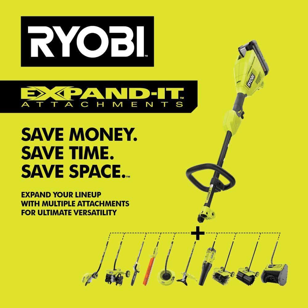 RYOBI 40V Expand-It Cordless Battery Attachment Capable Powerhead Kit
