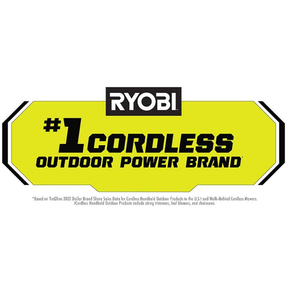 RYOBI RY40ST01K 40V 15 in. Expand-It Cordless Battery Attachment Capable String Trimmer with 4.0 Ah Battery and Charger
