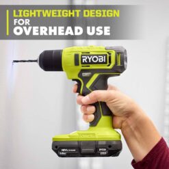 RYOBI ONE+ 18V Cordless 3/8 in. Drill/Driver Kit with 1.5 Ah Battery, Charger, and Drill and Impact Drive Kit (40-Piece)