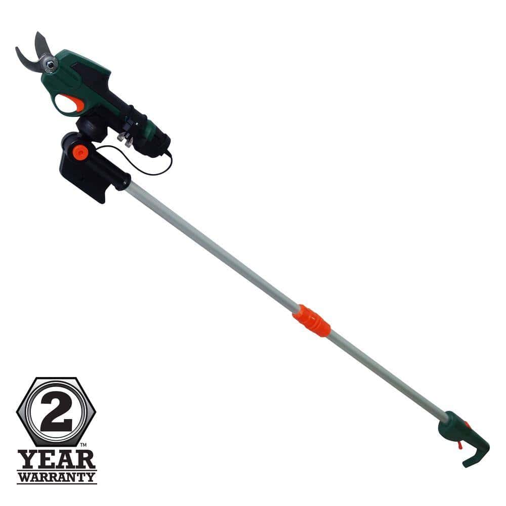Scotts PR17216PS 7.2V Electric Cordless Telescoping Pole Pruner - 2 Ah Battery and Charger Included