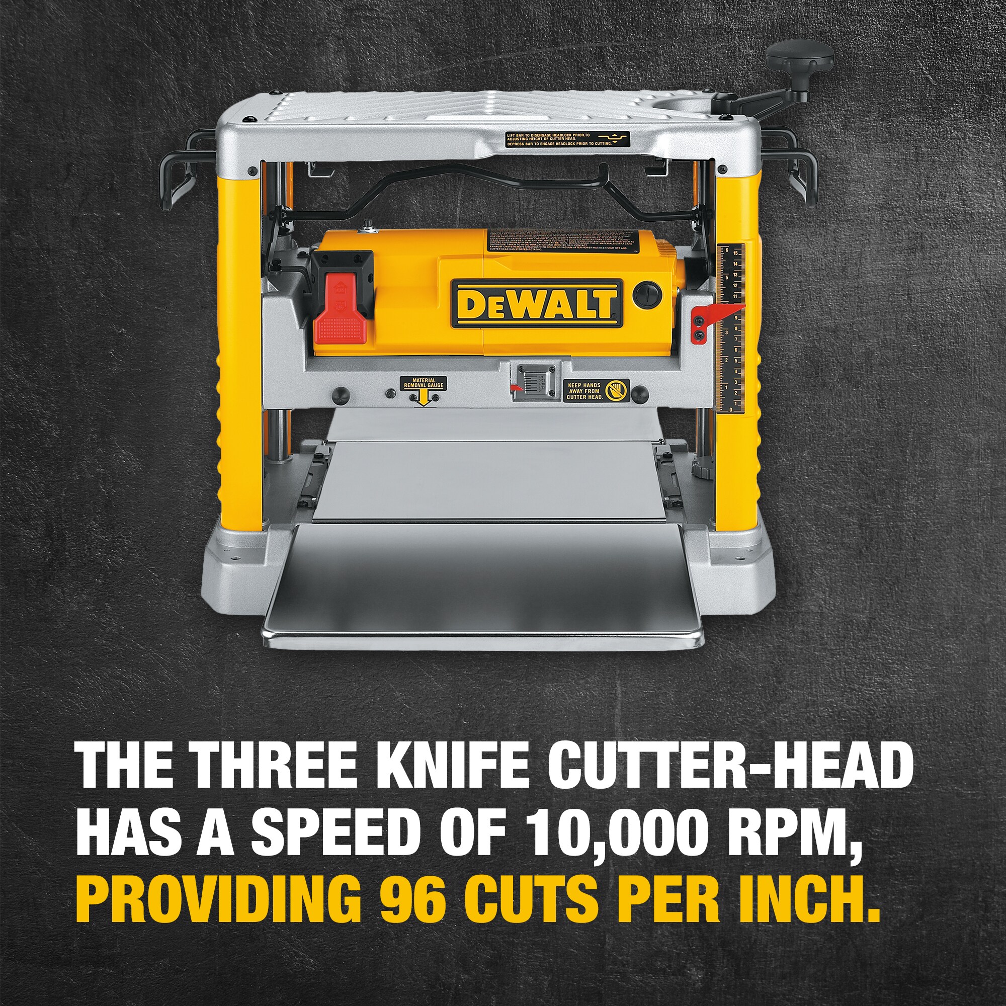 DEWALT 12.5-in W 15-Amp Benchtop Planer - Image 4