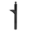 Architectural Mailboxes Black Aluminum 4 x 4 Mount Mailbox Post