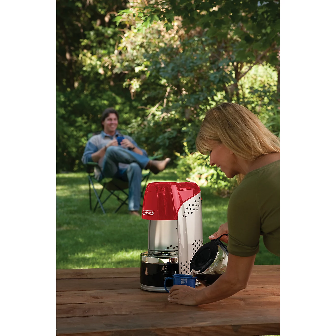 Coleman QuikPot 10-Cup Propane Coffeemaker