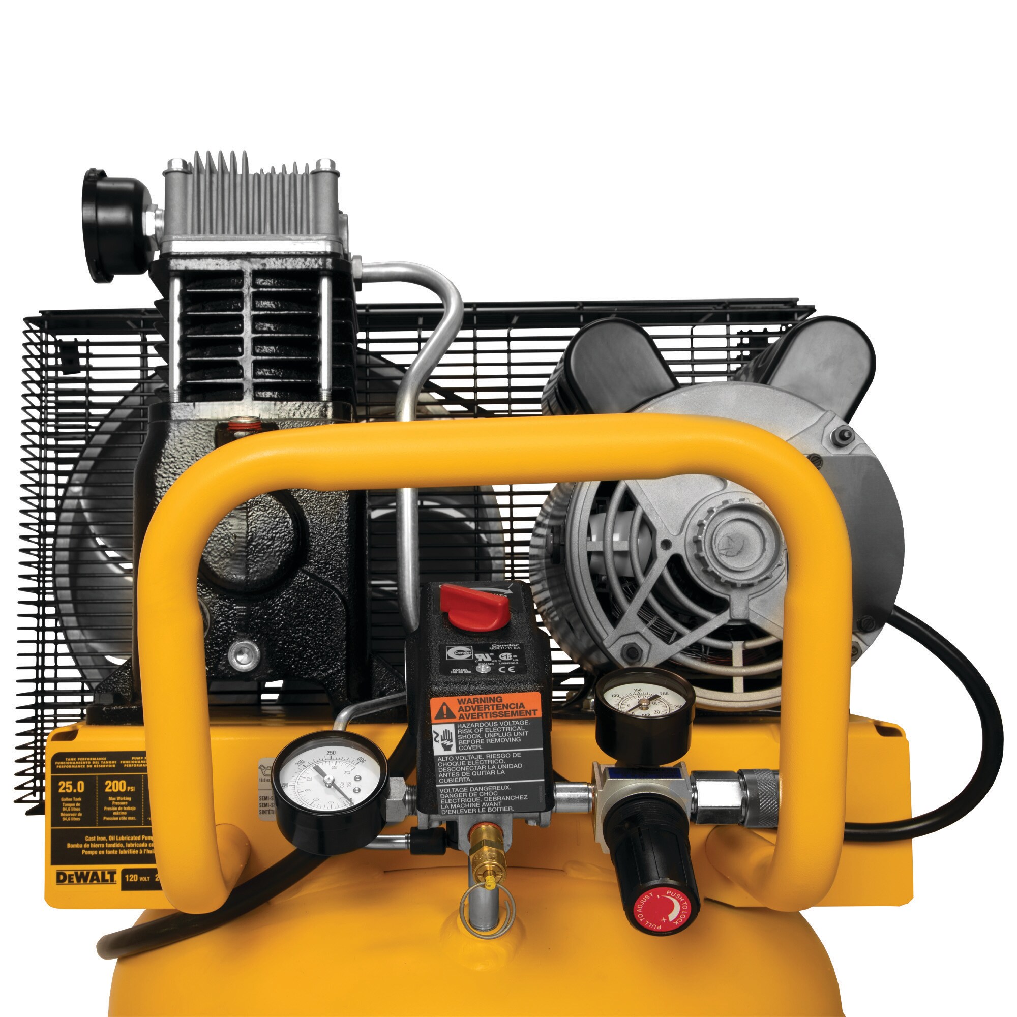 DEWALT 25-Gallon Portable Electric 200 PSI Vertical Air Compressor