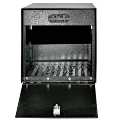 Mail Boss Post Mount Black Metal Extra Large Lockable Mailbox