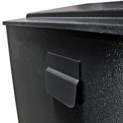 Mail Boss Wall Mount Black Metal Large Lockable Mailbox